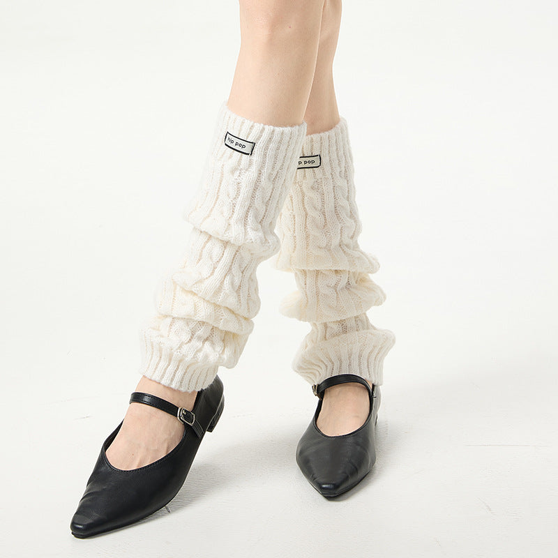 Winter Cable Knit Knee High Leg Warmers 6W8FSO874