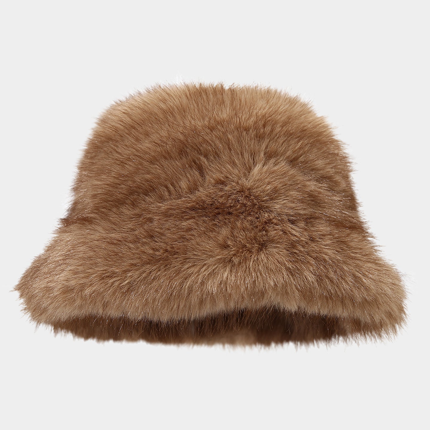 Winter Fuzzy Faux Fur Outdoor Warm Bucket Hat 6W6HAT532