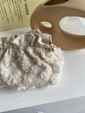 Flower Lace Pearl Cosmetic Bag - DippedShop Wholesale - #2211