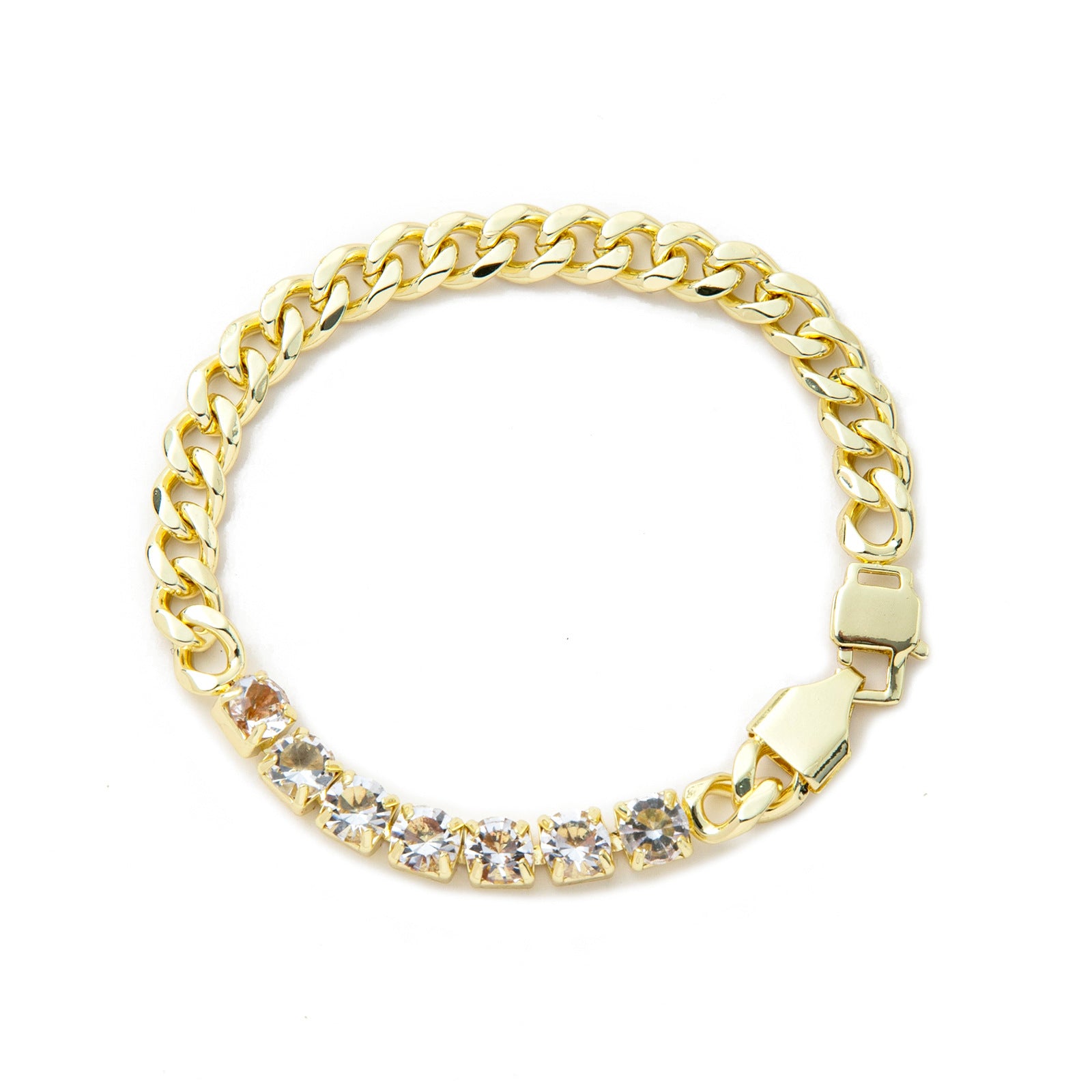 Chunky Rhinestone Choker - DippedShop Wholesale - #4435