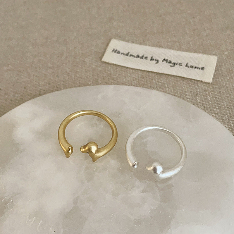 Dachshund Open Ring - DippedShop Wholesale - #3747
