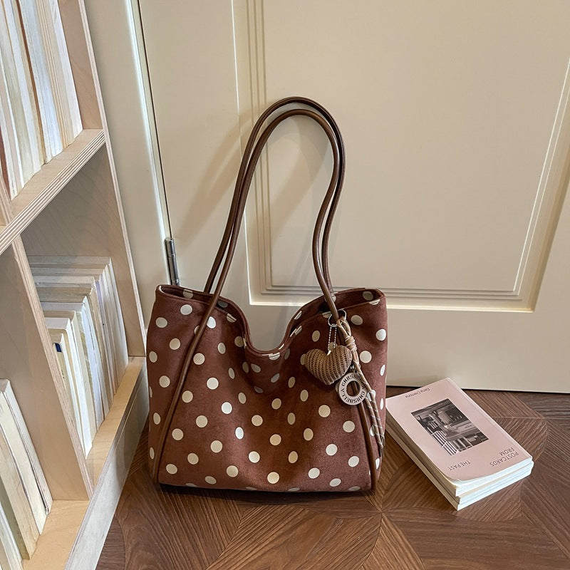 Large Polka Dot Tote Bag - DippedShop Wholesale - #1475