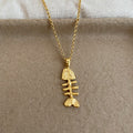 Trendy Oval Pendant Gold Plated Chain Necklace 6W6JNC386L
