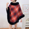 Faux Fur Shawl Cape - DippedShop Wholesale - #2035
