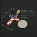 Stylish USA Map Pendant Choker Necklace 8ZA6JNC276T