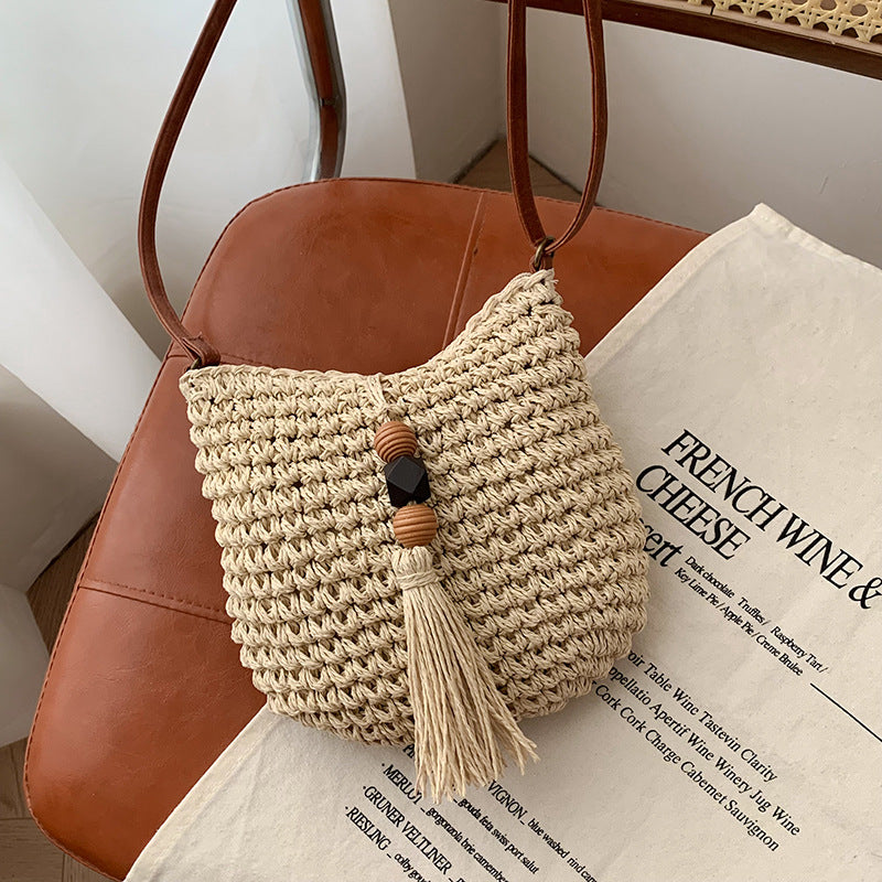 Bohemian Woven Crossbody Bag - DippedShop Wholesale - #6291