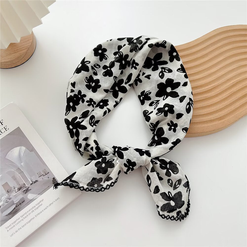 Animal Print Silk Scarf - DippedShop Wholesale - #4371