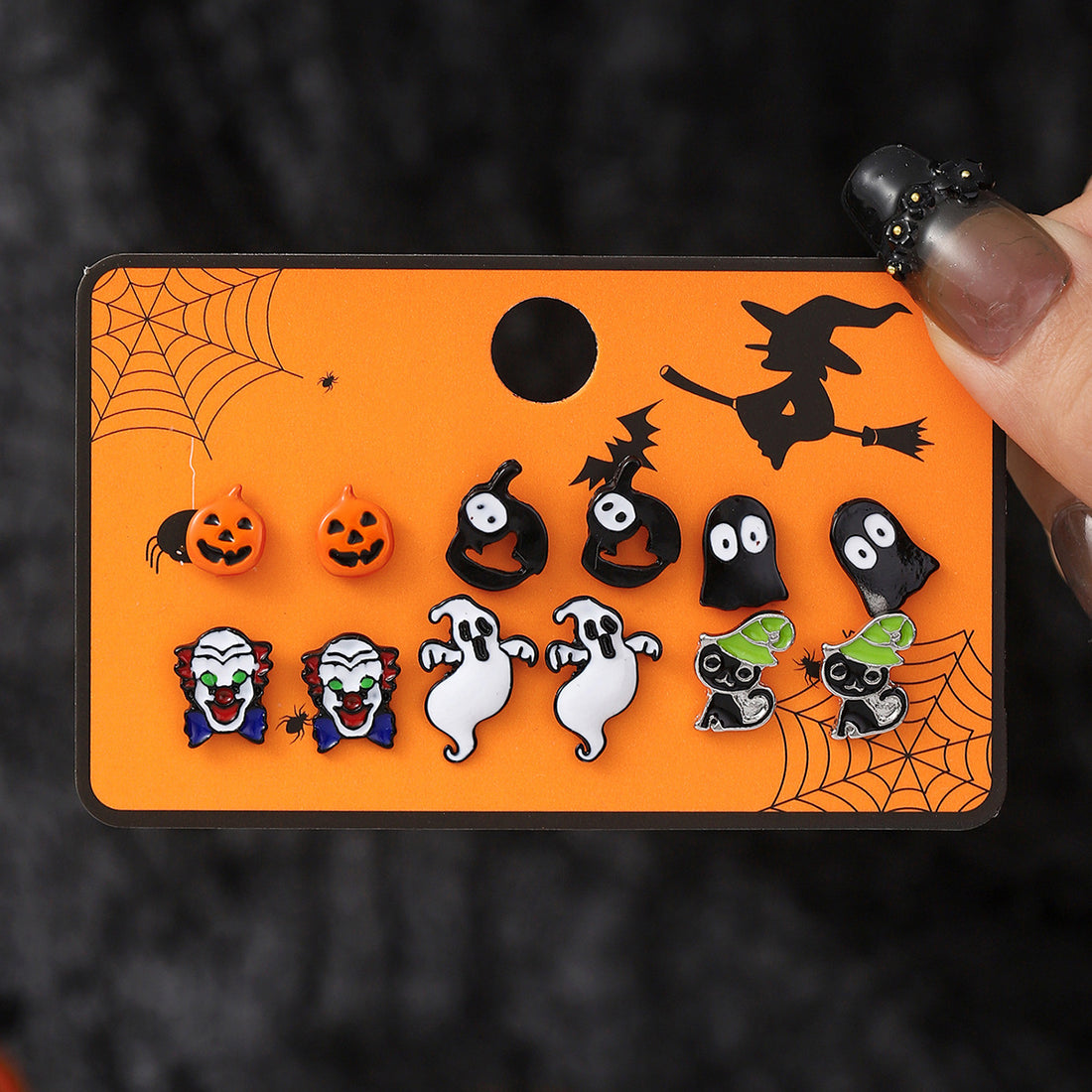 5+ Funny Ghost Halloween Earrings DPJE2735