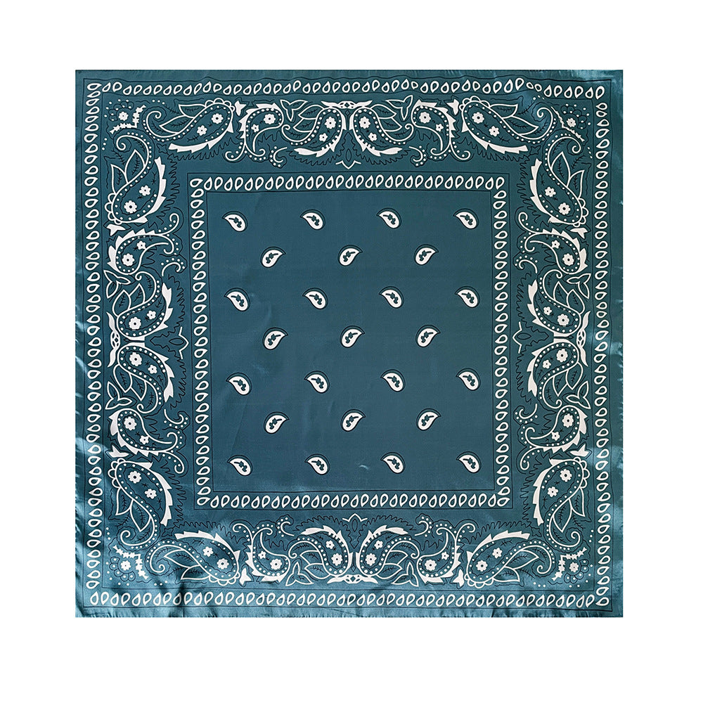 Minimalist Paisley Versatile Square Scarf MK2BW6W6NSI27