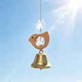 Wooden Bird Crystal Suncatcher - DippedShop Wholesale - #7891