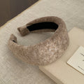 Plush Wide Headband - DippedShop Wholesale - #7011
