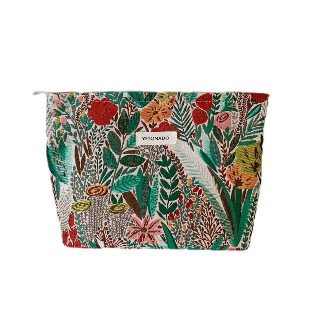Large Capacity Floral Embroidery Cosmetic Bag MK2BW6W10BOB400