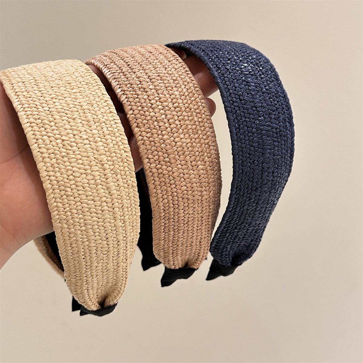Woven Straw Beach Headband - DippedShop Wholesale - #3859