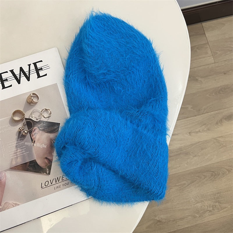 Fluffy Faux Fur Beanie - DippedShop Wholesale - #2883