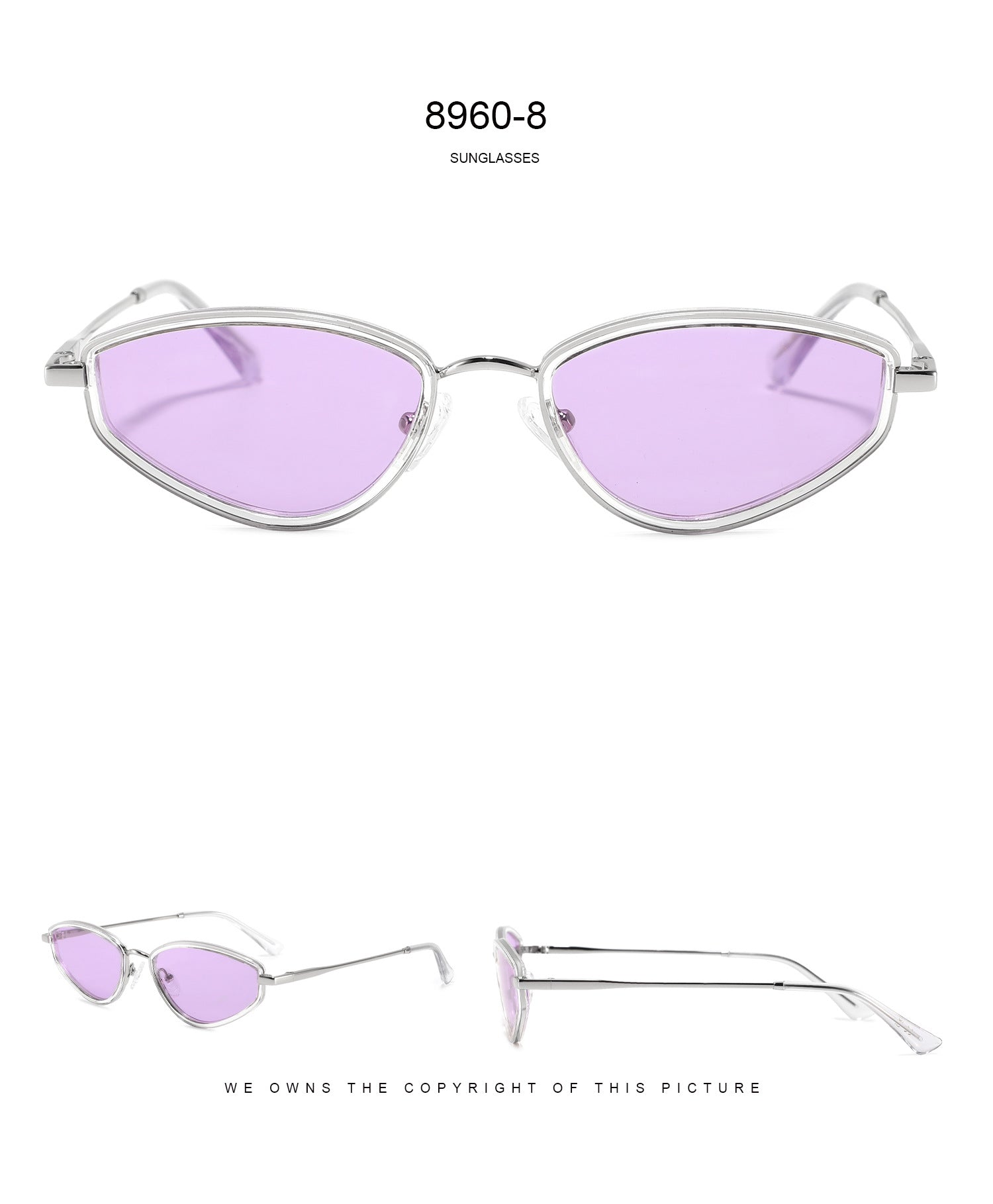 Trendy Cat Eye Sunglasses - DippedShop Wholesale - #9363