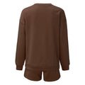 Solid Sweatshirt Short Set - DippedShop Wholesale - #8051