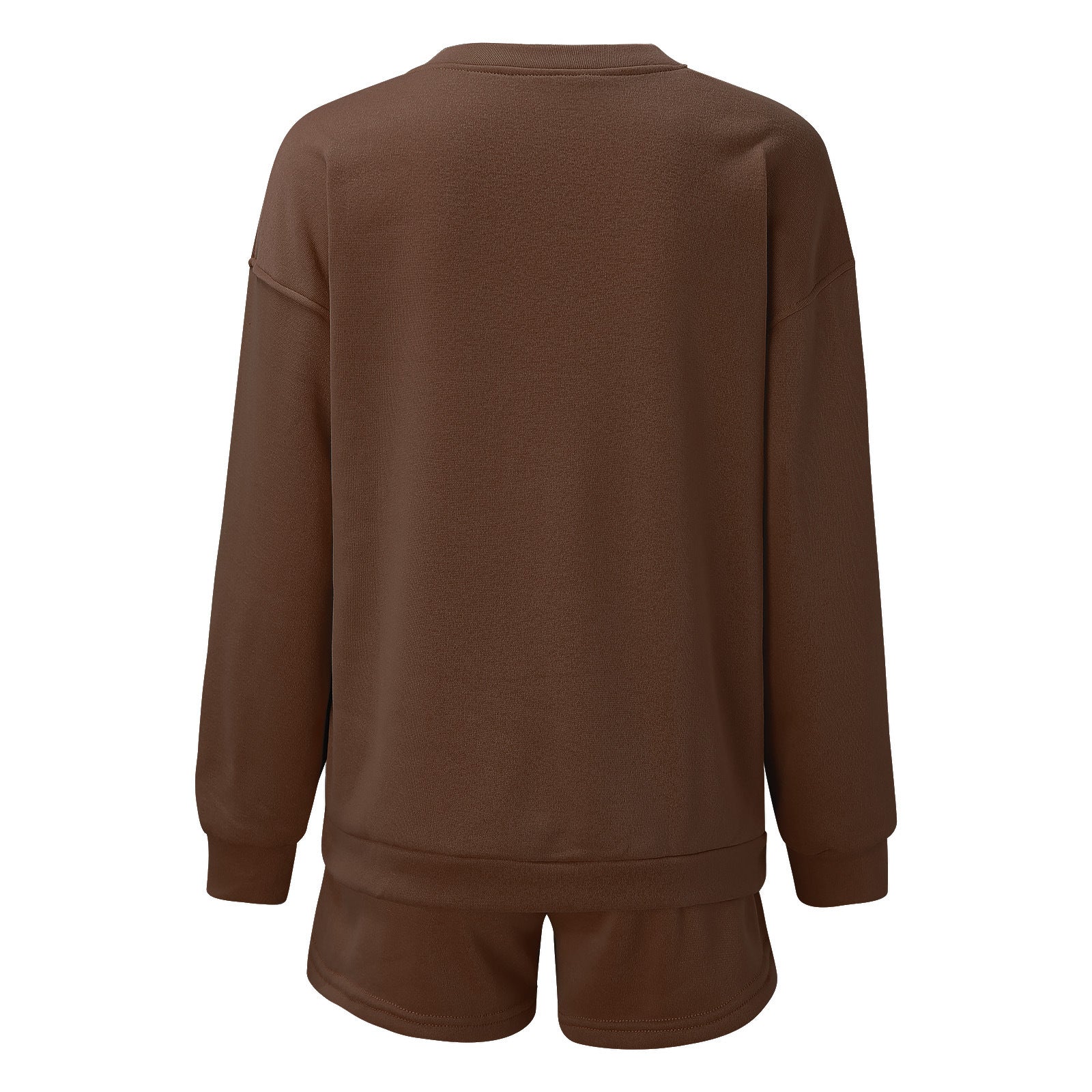 Solid Sweatshirt Short Set - DippedShop Wholesale - #8051