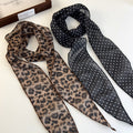 Vintage Leopard Print Silk Scarf 6W6NSI185