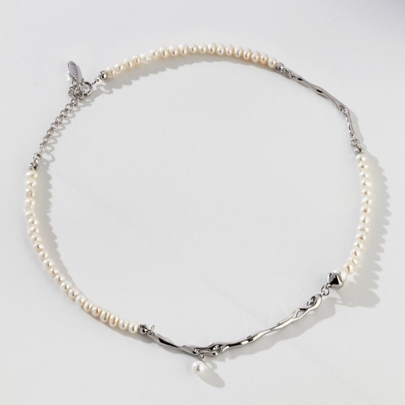 Pearl Chain Choker - DippedShop Wholesale - #1427