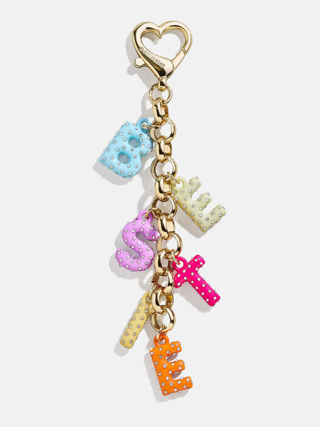 Creative Letter Rhinestone Keychain Bag Charm DP25C786