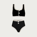 Color Block Sporty Bikini - DippedShop Wholesale - #8163