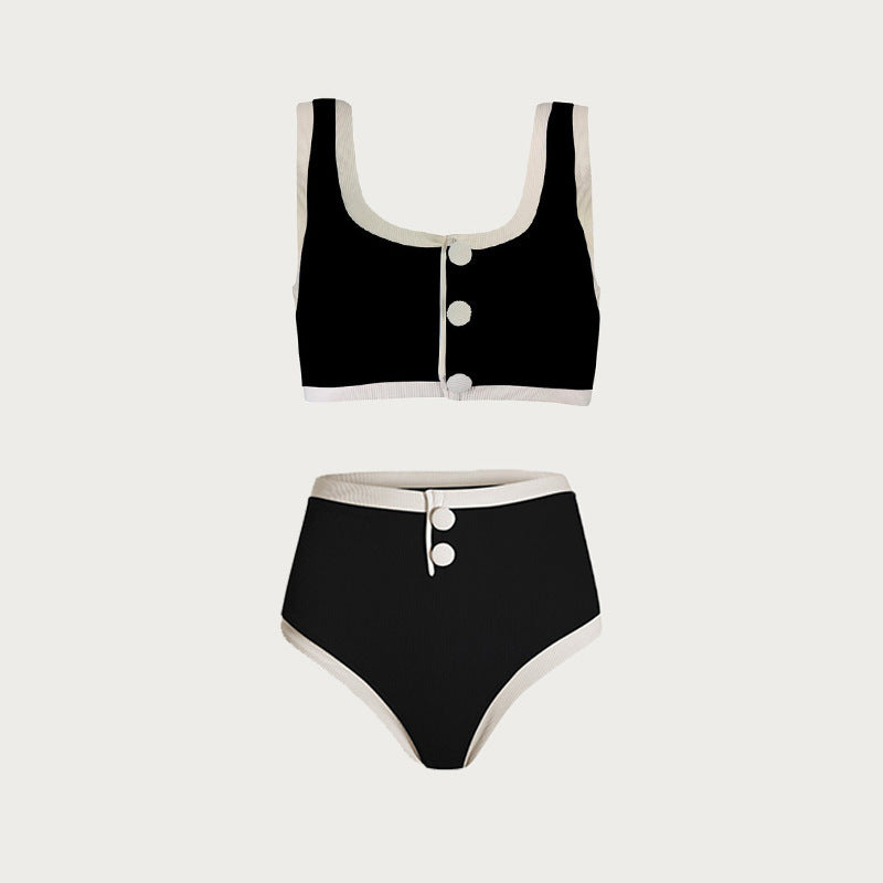 Color Block Sporty Bikini - DippedShop Wholesale - #8163