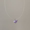 Minimalist Teardrop Cubic Zirconia Choker Necklace 6W6JNC395L