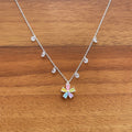Flower Pearl Choker Necklace - DippedShop Wholesale - #8979