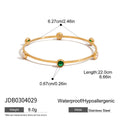 Trendy Gold Plated Pearl Bangle Bracelet 6W6JBR596