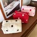Fuzzy Plush Cosmetic Bag - DippedShop Wholesale - #8067