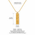 Vintage Rhinestone Gold Plated Pendant Necklace 6W6JNC640