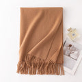 Minimalist Solid Color Wool Scarf 6W6NSW282