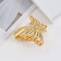 Simple Gold Shell Non-Slip Hair Claw MK2MBEP6W6HCP374