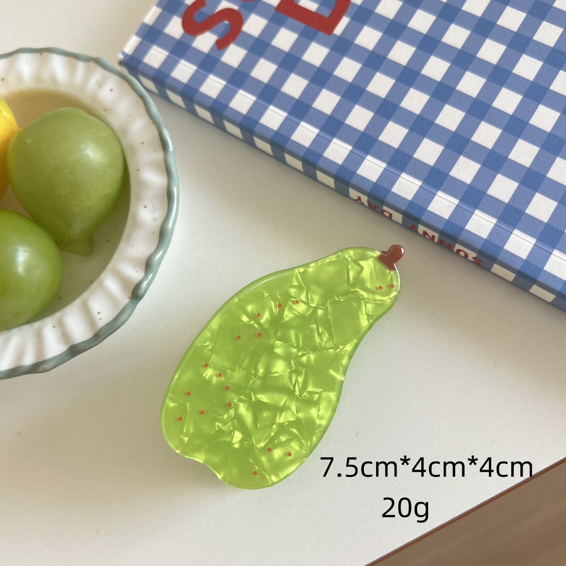 Cute Pear Pattern Acetate Hair - DippedShop Wholesale - #4451