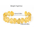 Trendy Textured Flower Stackab - DippedShop Wholesale - #7843