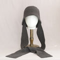 Winter Warm Knit Hooded Scarf Set Bucket Hat 6W6HAT689