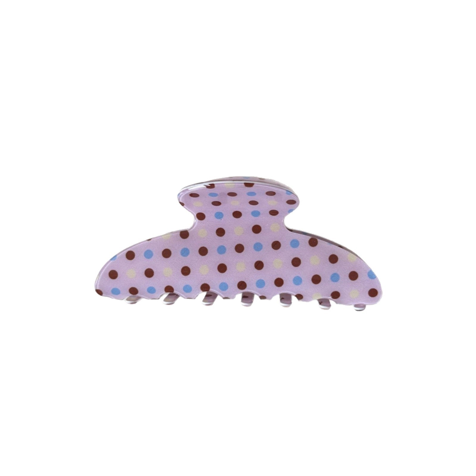 Polka Dots Hair Claw - DippedShop Wholesale - #9587
