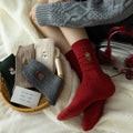 Cable Knit Crew Socks - DippedShop Wholesale - #5795