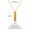 Vintage Rhinestone Gold Plated Pendant Necklace 6W6JNC640