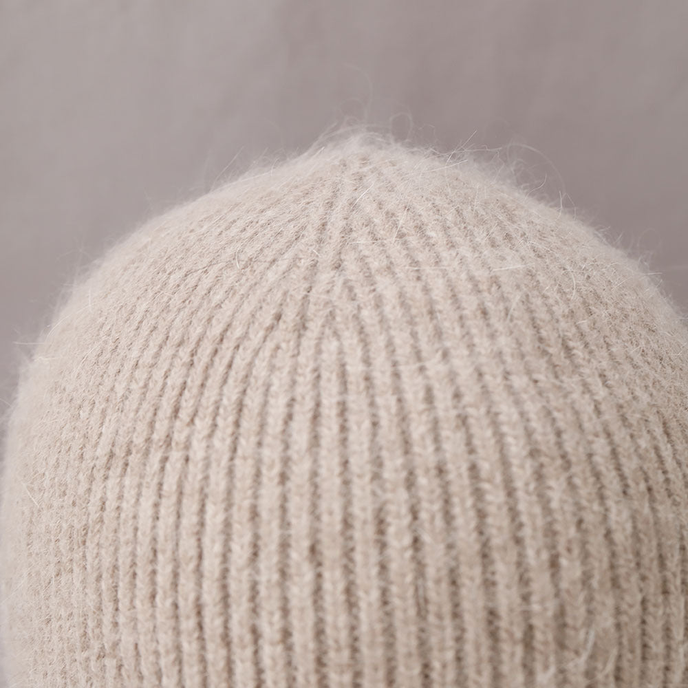 Pearl Rhinestone Angora Trapper Beanie 6W6HAT698