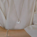 Lock Pendant Leather Braided Necklace - DippedShop Wholesale - #8979