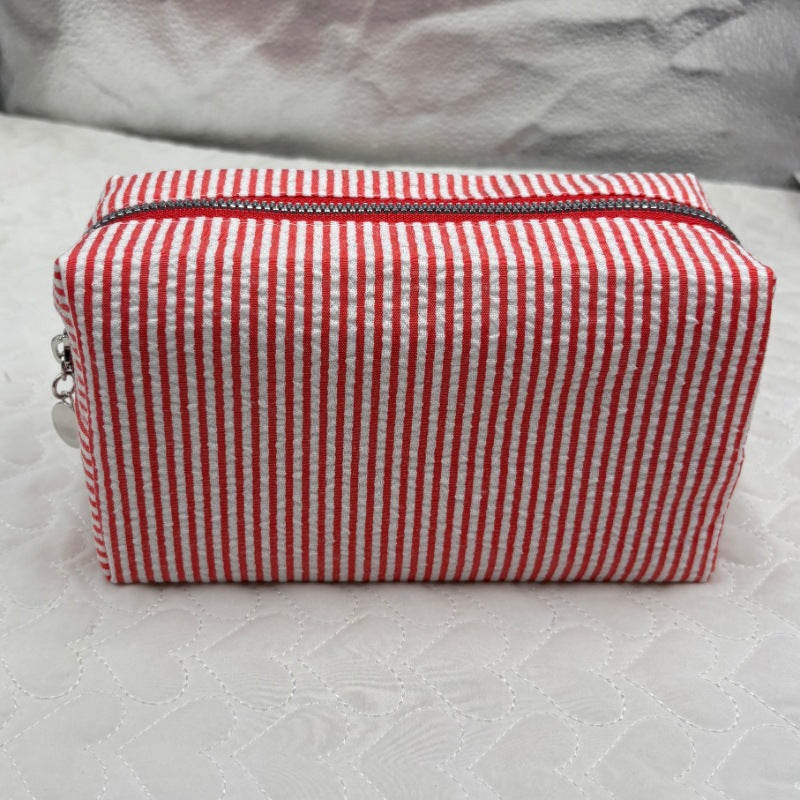 Color Block Cosmetic Bag - DippedShop Wholesale - #5379