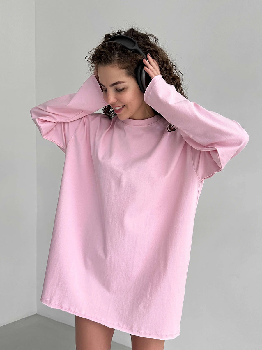 Solid Color Casual Oversize Classic T-Shirt DP25A669