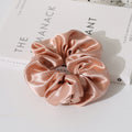 Simple Solid Color Silk Hair Scrunchies 6W6HSR330