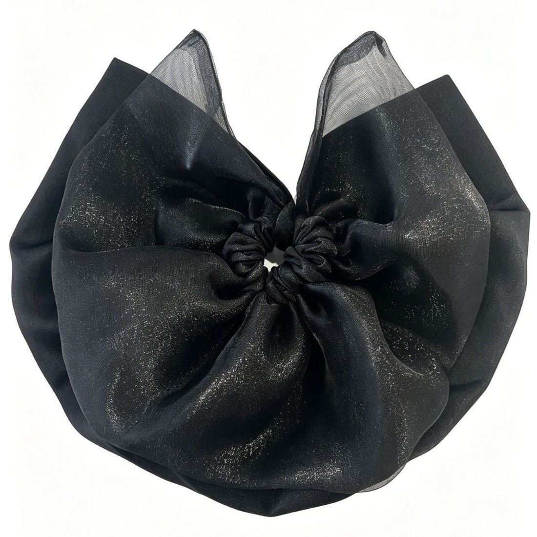 Double Layer Mesh Bow Hair Scr - DippedShop Wholesale - #2035