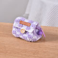 Cute Crochet Color Block Mini Coin Earbud Case 6S10BWB112