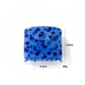 Retro Leopard Star Print Square Hair Clip 8AS6HCP316T