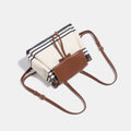 Trendy Striped Color Block Commuter Backpack 6W10BBG2417