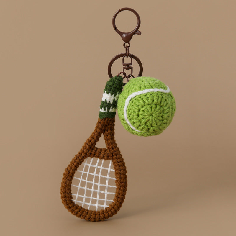 Crochet Tennis Ball Keychain - DippedShop Wholesale - #2691