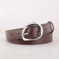 Trendy Solid Color Adjustable Leather Waist Belt 6W6JBT149